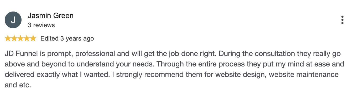 Google review 1
